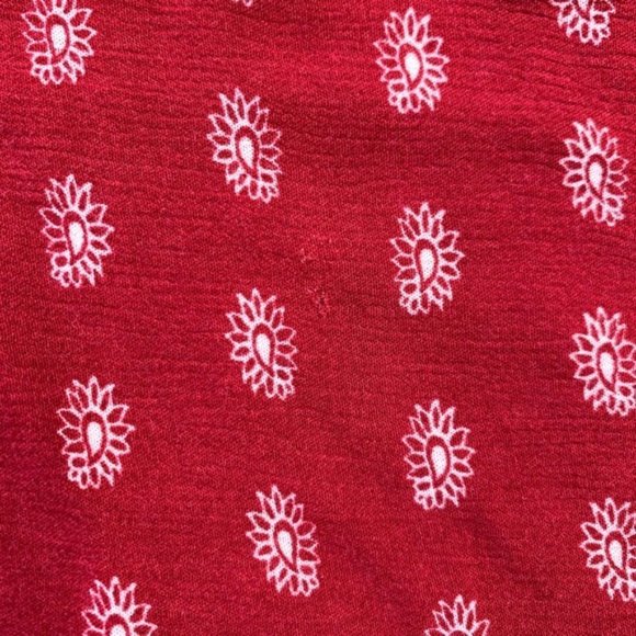 Show Me Your Mumu Rare Bonfire Red Peka Boo Tunic | Cold Shoulder | Size‎ S - Picture 3 of 3